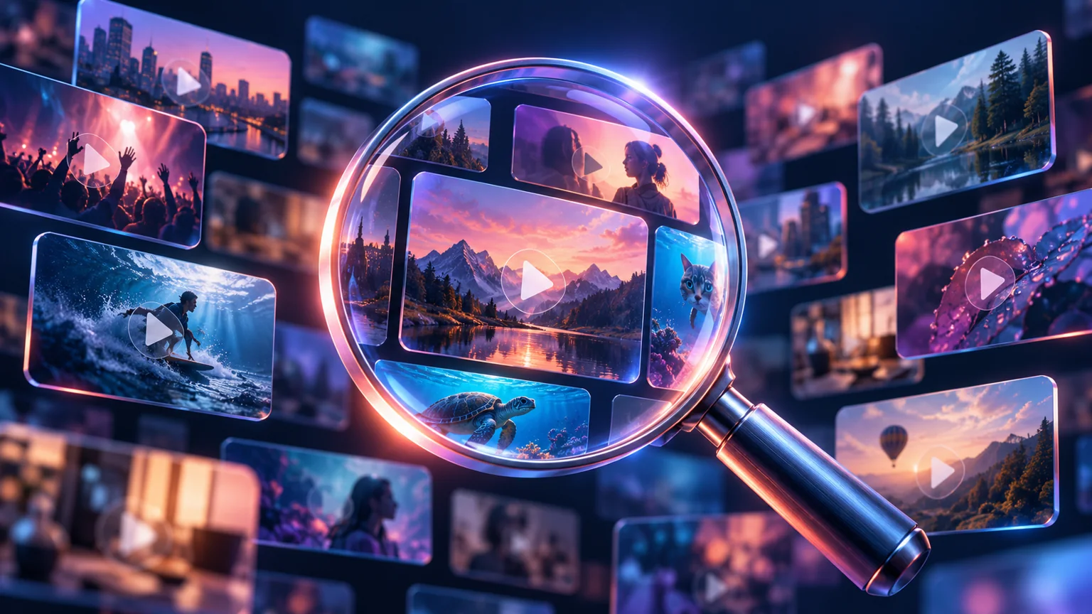 Keyword discovery editorial illustration